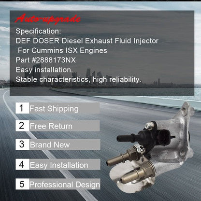 For  ISX Engines 2888173NX Popular Quality Diesel Fluid Injector