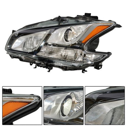 Left / Driver Side HID Headlight Assembly For Nissan Maxima 2009-2014 Headlamp