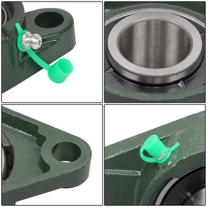 6PCS UCP201-8 Pillow Block Bearing 1/2"Bore 2 Bolt Cast Iron Base Self Alignment