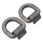 2 Pack 1" Weld On Forged D Ring with Welding Clip 47,000 LBS Fracture Strength