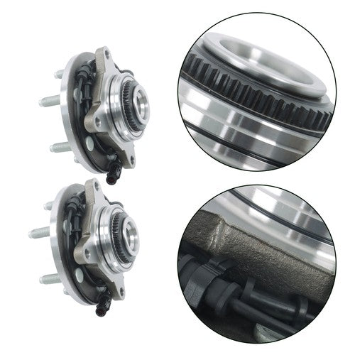 For Ford Expedition Lincoln Navigator 2000-2006 4WD 2x Front Wheel Hub Bearing