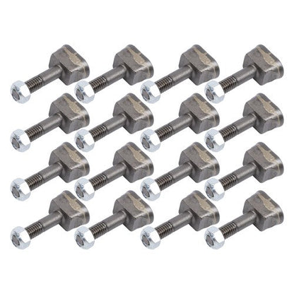 16 Pack Replacement Stump Grinder Teeth Compatible For Vermeer Yellow Jacket