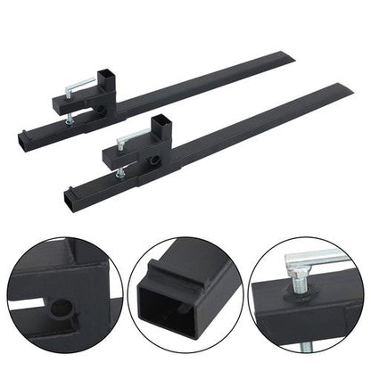 60" Clamp on Pallet Forks 2000lbs for Loader Bucket Skidsteer Tractor