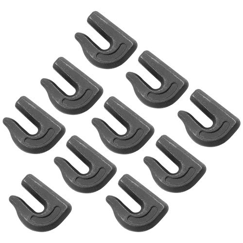 10 Pack 3/8" Weld On Grab Hook 6600lbs Heavy Duty G70 Forged Grab Chain Hooks