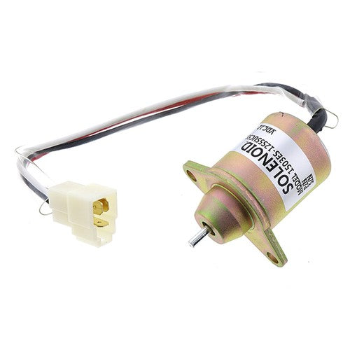 Shut Off Solenoid 119653-77950 SA-4562-12 1503ES-12S5SUC5S Compatible with Kubota John Deere