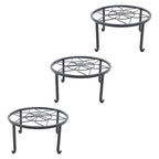 3PCS Plant Stand for Flower Pot Potted Holder Indoor Outdoor Metal 9in