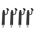 4X Fuel Injector AT110293 AM875411 Compatible with John Deere Skid Steer Loader 6675 7775
