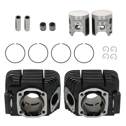 Fit For Yamaha Rd350 1973-1975 Cylinder Rebuild Kit Pistons Rings Pins