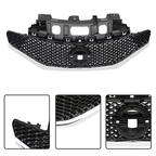 6pcs Front Bumper Upper Lower Grille+Fog Lights For 2015-2016 Nissan Versa Note