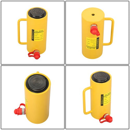 30 Tons Aluminum Hydraulic Cylinder Jack 6 Inch Stroke Single Acting Cylinder
