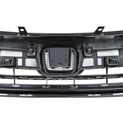 Front Bumper Upper Grille w/ Chrome Trim for 2016 2017 for Honda Accord EX