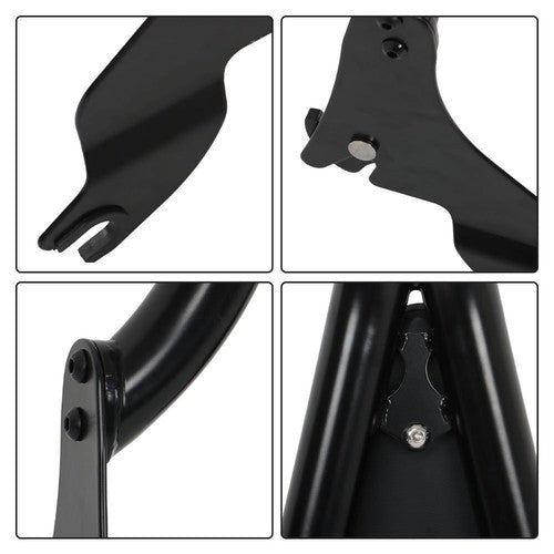 For CVO Touring Road Glide Road King Glide Street Backrest Sissy Bar 22"