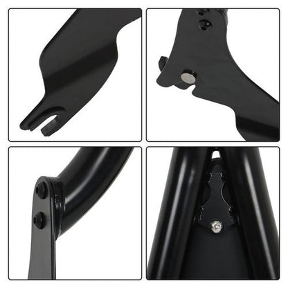 For CVO Touring Road Glide Road King Glide Street Backrest Sissy Bar 22"
