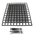 Heavy Duty Cargo Net For Pickup Trucks W/ Cam Buckles & S-Hooks 6.75' x 8' FT