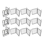 24 Panels 24x24 inch Dog Playpen Crate Fence Pet PlayPen Exercise Cage