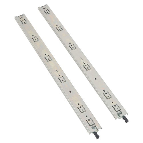 1 Pair 28 Inch With Lock Heavy Duty Drawer Slides 150 Lbs Extension Rails Rail