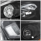 Headlights Replacement Fit For 2018 Nissan Murano LH+RH Side Clear Lens Halogen