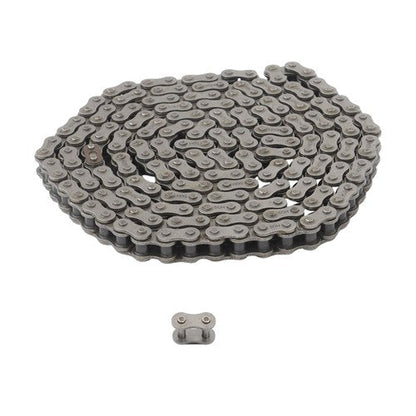 50H Heavy Duty Roller Chain 10 Feet w/Connecting Link with 2 connectors