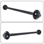 4 lug-4" 44" HF 2K 2000lbs Trailer Axle w/ U-Bolt Kit For RVs trucks trailers