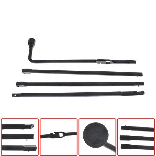 Lug Wrench Jack Spare Tire Tool Set Fit For 1999-2010-2015 Sierra Silverado