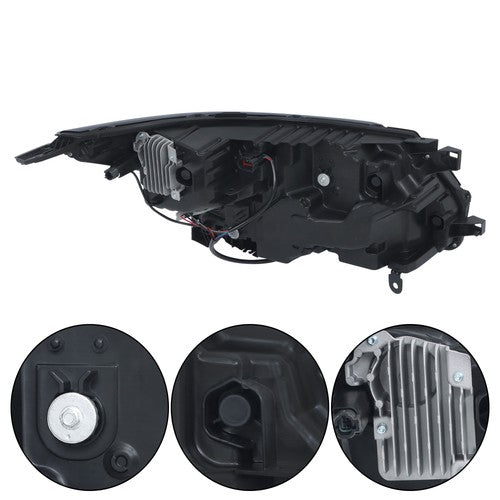 LED+Halogen For Nissan Pathfinder 22-23 Chrome Housing Headlight Turn Signal LH