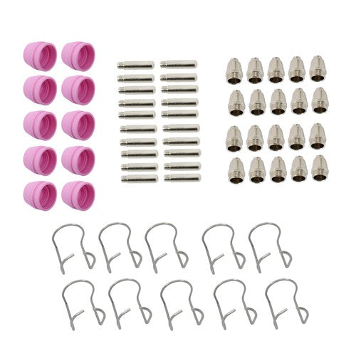60pcs Plasma Cutter Torch Consumables Kit for SG-55, AG-60, WSD-60 CUT50 60Amp