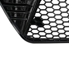 Fit 2022-2024 Honda Civic 4DR Glossy Black Front Bumper Lower Grille Honeycomb