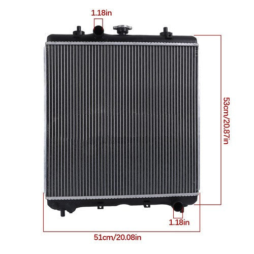 3C081-17100 Tractor Radiator for Kubota M100 M110 M8540 M8560 M9540 M9960