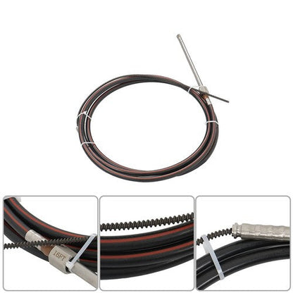 Fit For Waterborne Vehicles 16FT Boat Rotary Steering System Outboard Kit US