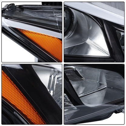 For Nissan Maxima 2009-2014 LH+RH Headlight Headlamps Clear w/Sport Pkg HID Type