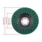 10 Pack 4-1/2 Inch Scour Flap Discs 120 and 240 Grit Grinding Sanding Discs