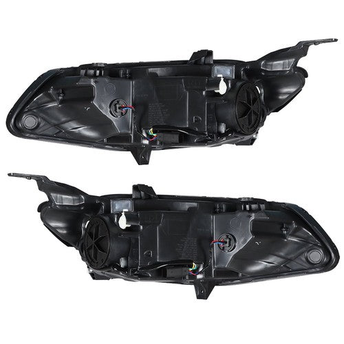Black For Chevy Malibu 2016 2017 2018 Headlight Assembly Halogen Left+Right Side