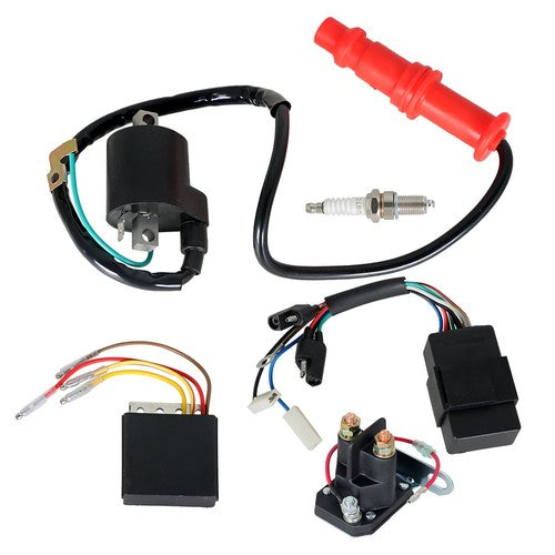 Ignition Coil CDI Relay Regulator Spark Plug For Polaris Sportsman 500 4x4 HO