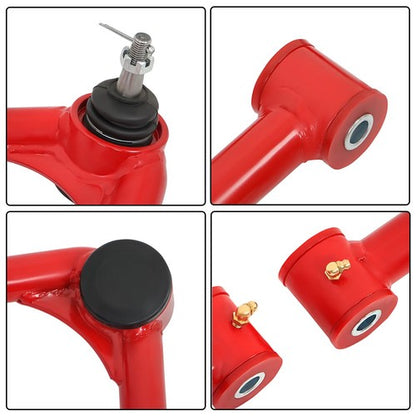 Fit For Chevrolet GMC 1500 2007-2018 Tubular Red 2-4' Lift Upper Control Arms