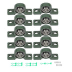 10 × UCP206-20 Pillow Block Bearing 1-1/4" Bore 2 Bolt Self-Aligning Solid Base