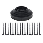 Garden Edging Kit With Anchoring Spikes No Dig Lawn Border L-shaped Lawn
