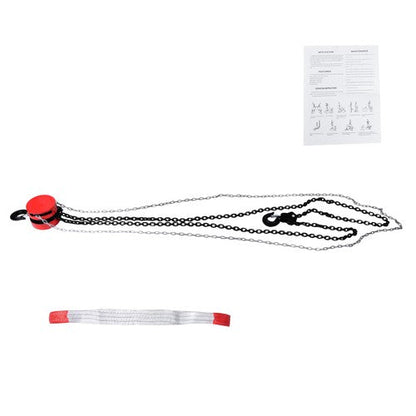 3 Ton/6600 lbs Capacity 10FT Come Along Hand Chain Hoist G80 Galvanized Chain