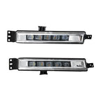 For 2016 2017 Honda Accord Sedan Front Upper/Lower Grille & LED Fog Lights Set