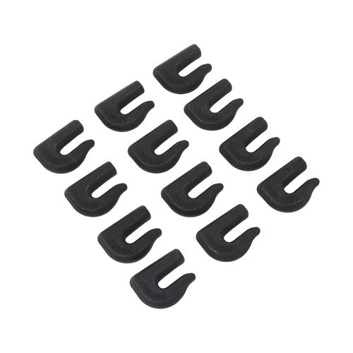 12 Pack 3/8" Weld On Grab Hook 6600lbs Heavy Duty G70 Forged Grab Chain Hooks