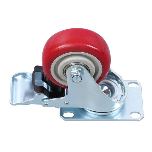 3 Inch Industrial Heavy Duty Swivel Caster Wheels with Brake Set of 4 Safety