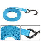 Ratchet Strap 6 Pcs+Polyester 566lbs Fracture Strength 1700lbs 1in*20ft S Hooks