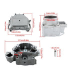 11 For honda RANCHER TRX420 TM Cylinder Head Cover+Cylinder Head+Sleeve Cylinder