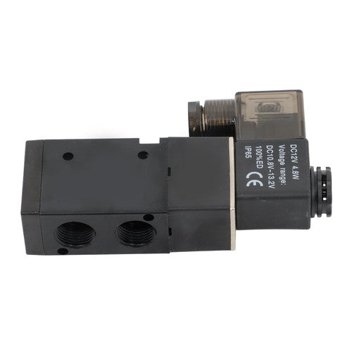 NEW DC 12V 3/8" Brass Electric Solenoid Valve for Water Air waterproof N/C IP65