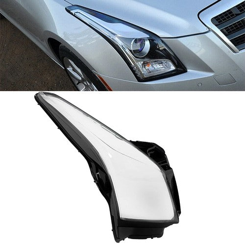 Front Headlight Lamp Lens Cover Side For Cadillac ATS 2013-18 Left+Right