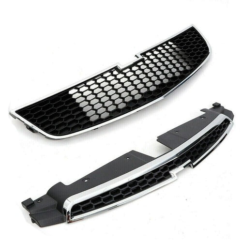 Front Upper Lower Grille Grill Black Plastic Trim For Chevrolet Cruze 2011-2014