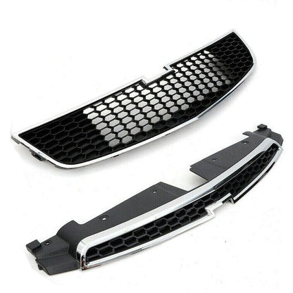 Front Upper Lower Grille Grill Black Plastic Trim For Chevrolet Cruze 2011-2014