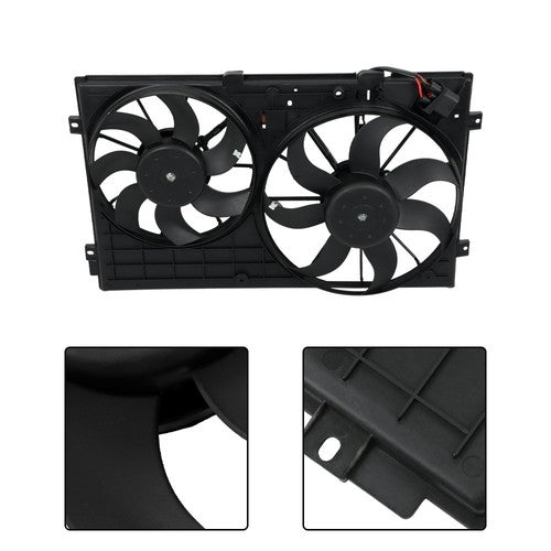 For Volkswagen Jetta 2.5L 2005-2015 Radiator Cooling Fan VW3120100 1K0959455DT