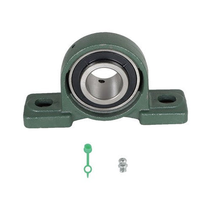 2Piece UCP208-24 Solid Base Pillow Block Bearing 1-1/2 Bore Self Aligning 2 Bolt