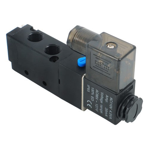 Stock 110VAC Pneumatic Electric Solenoid Air Valve 5 Way 2 Position 4V210-08