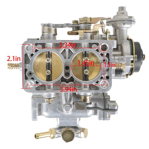 Carburetor For Jeep Wrangler 4.2L 258Cu 1978-1989 38x38 2 BARREL Universal